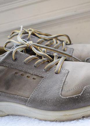 Кожаные туфли мокасины сникерсы кроссовки ecco р. 43 28 см