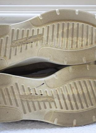 Кожаные туфли мокасины сникерсы кроссовки ecco р. 43 28 см4 фото