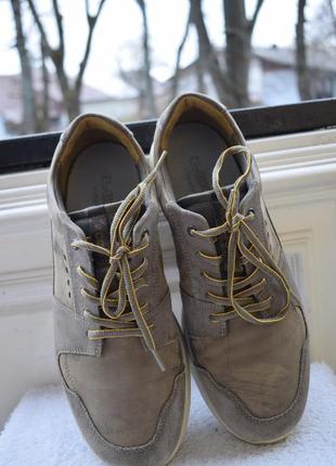 Кожаные туфли мокасины сникерсы кроссовки ecco р. 43 28 см8 фото