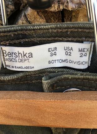 Штани bershka {воєного кольору}6 фото