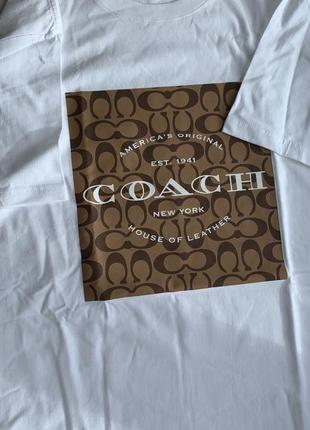 Футболка в стилі coach3 фото