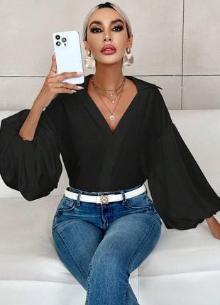 Тренд сезона! рубашка с широкими рукавами / размеры 42-52