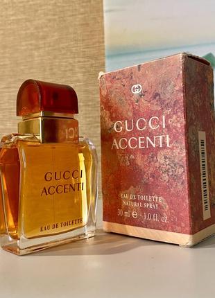 Винтаж gucci accenti gucci edt 1995 год 30 мл редкость снятость