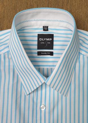 Olymp - m - body fit - рубашка мужская нижняя рубашка3 фото