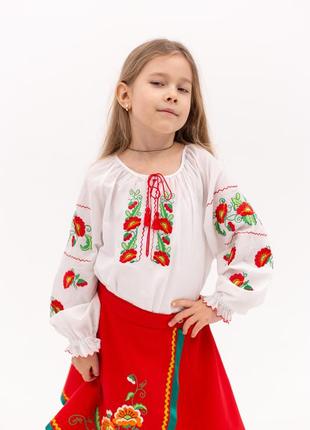 Традиционный национальный украинский костюм для девочки2 фото