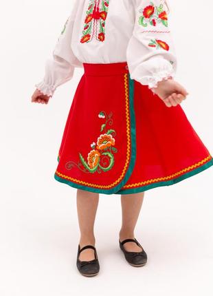 Традиционный национальный украинский костюм для девочки6 фото