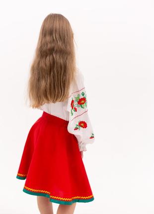 Традиционный национальный украинский костюм для девочки7 фото