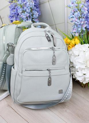 Стильная, практичная сумка-рюкзак, вмещает формат а41 фото