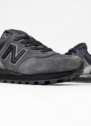 New balance 574 dark gray reflective 🇻🇳2 фото