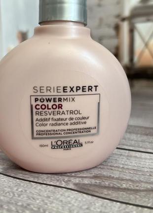 Концентрат для додавання в суміш для захисту та збереження кольору фарбованого волосся l'oreal vitamino color powermix color2 фото