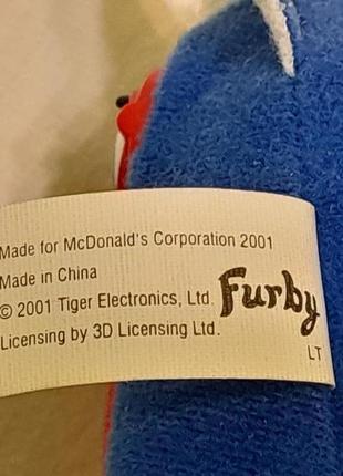 Іграшка м'яка вінтажна  mc donald`s furby , 2001 р.5 фото