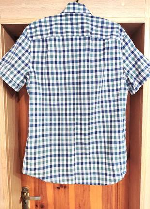 Бренд lc waikiki мужская рубашка в клетку, рубашка до короткого рукава3 фото