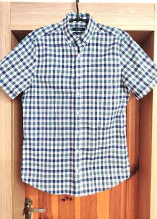 Бренд lc waikiki мужская рубашка в клетку, рубашка до короткого рукава2 фото
