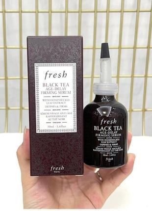 Антивозрастная сыворотка для лица с экстрактом черного чая fresh black tea age-delay firming serum 50мl