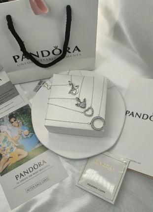 Серебряная цепочка пандора/серебряная подвеска pandora