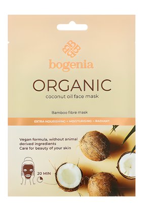 Органическая маска на основе кокосового масла bogenia1 фото