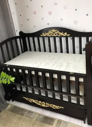 Кровать детская baby comfort с ящиком венге