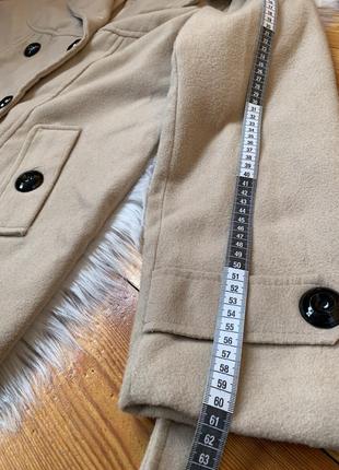 ❄️‼️📣акція📣‼️1+1=3 * найдешевша річ в🎁❄️ жіноче  весняне бежеве кашемірове пальто батал, жіноче демісезонне пальто оверсайз, пальто великого розміру8 фото