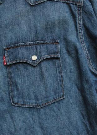 Levi's рубашка джинсовая carhartt tommy hilfiger dickies и wrangler6 фото