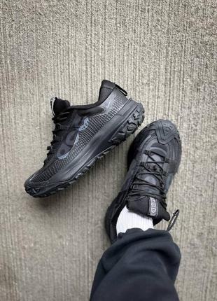 Кросівки жіночі / чоловічі чорні nike acg mounth 2 "black "2 фото