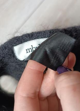 Тепла вязана повязка нв голову / альпака / вовна /віскоза