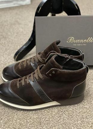 Мужские кроссовки ботинки brunelli