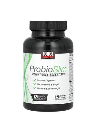 Force factorprobioslim, средства для снижения веса, 120 вегетарианских капсул