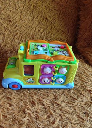 Інтерактивний автобус іграшка limo toy 796 автобус