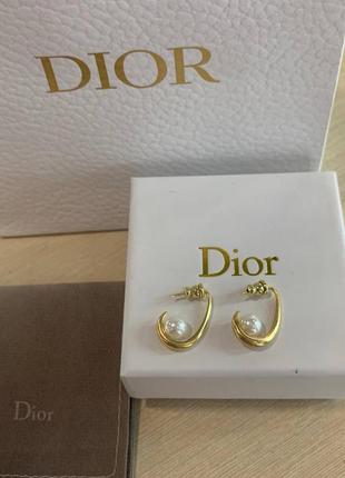 Серьги christian dior