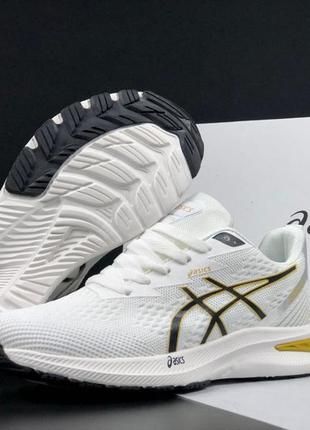 Asics gel-excite 10 білі з чорним кросівки чоловічі легкі весняні демісезонні демісезон низькі літні сітка текстиль асікс2 фото