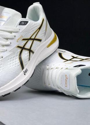 Asics gel-excite 10 білі з чорним кросівки чоловічі легкі весняні демісезонні демісезон низькі літні сітка текстиль асікс4 фото