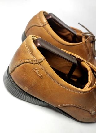 Туфли мужские кожаные коричневого цвета от бренда clarks 463 фото