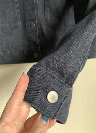 Джинсовый пиджак с накладными карманами cos4 фото