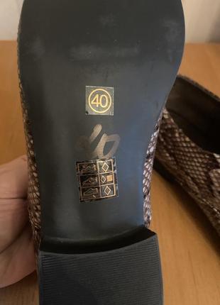 Туфлі  жіночі сучасні з тваринним принтом! 5