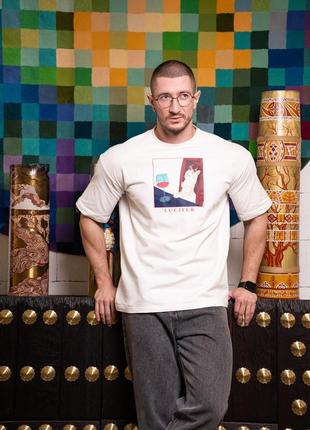 Футболка оверсайз lucifer.  kitek wear