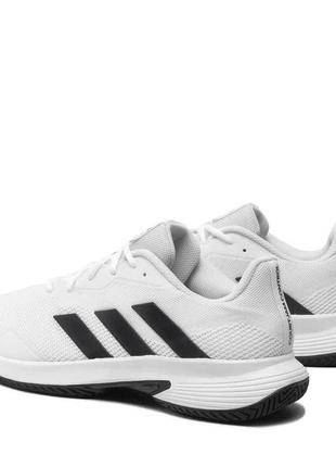 Кросcoвки adidas courtjam control m gw2984 cloud white/core black/cloud white оригинал4 фото