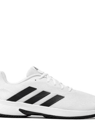 Кросcoвки adidas courtjam control m gw2984 cloud white/core black/cloud white оригинал2 фото