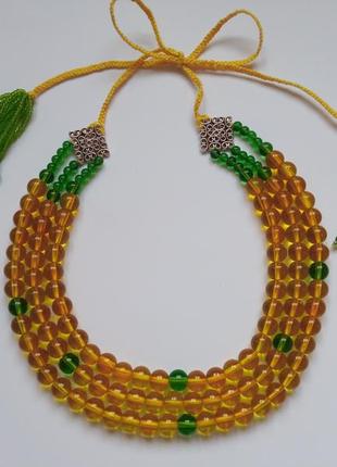 Намисто скляне hand made