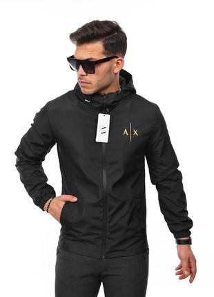 Куртка ветровка в стиле armani exchange