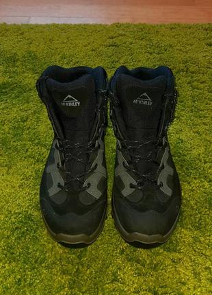 Ботинки mckinley winter aqx зимние утепленные водонепроницаемые треккинговые кожаные кроссовки высокие gore-tex lowa7 фото