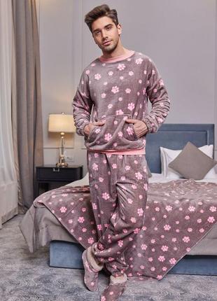Махровая мужская пижама, фемелилук2 фото