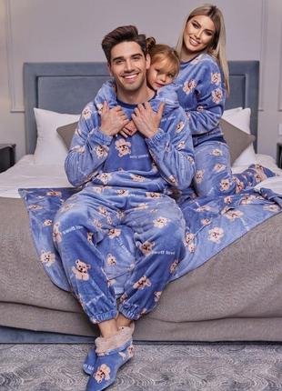 Махровая мужская пижама, фемелилук7 фото