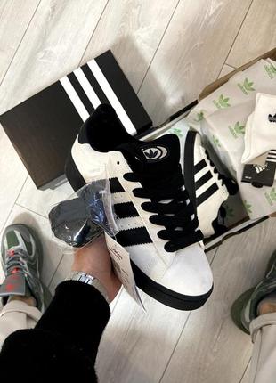 Кроссовки adidas campus black&amp;white