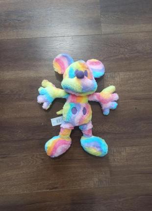 Мягкая игрушка микки маус цвет радуги, коллекция disney 2021, используемый
