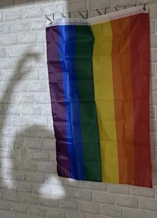 90*60 см радужный флаг радуга лгбт1 фото