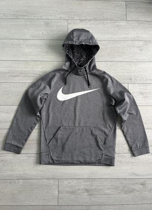 Худи nike therma topo swoosh big logo m найк кофта толстовка оригинал1 фото