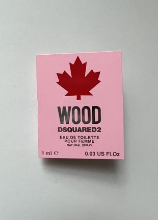 Dsquared2 wood for her пробник