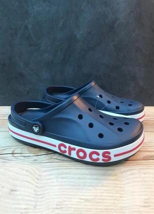 Крокс баябенд клог сині нави crocs bayaband clog navy1 фото