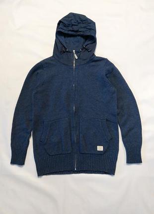 Светр худі weekend offender category a nylon hood knitted jacket