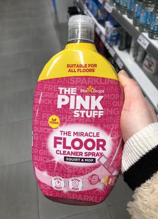 ‼️концентрований засіб для миття підлоги the pink stuff floor cleaner 750мл.1 фото